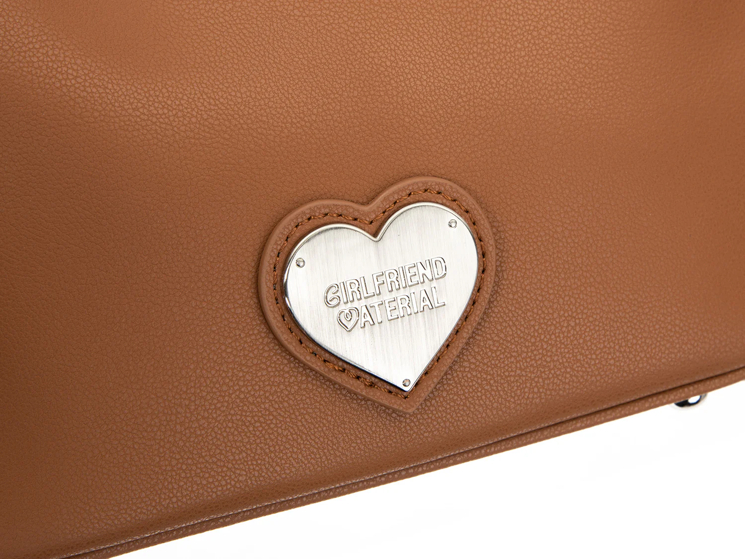 Girlfriend Hobo Bag (Pebbled Caramel) - Image 11