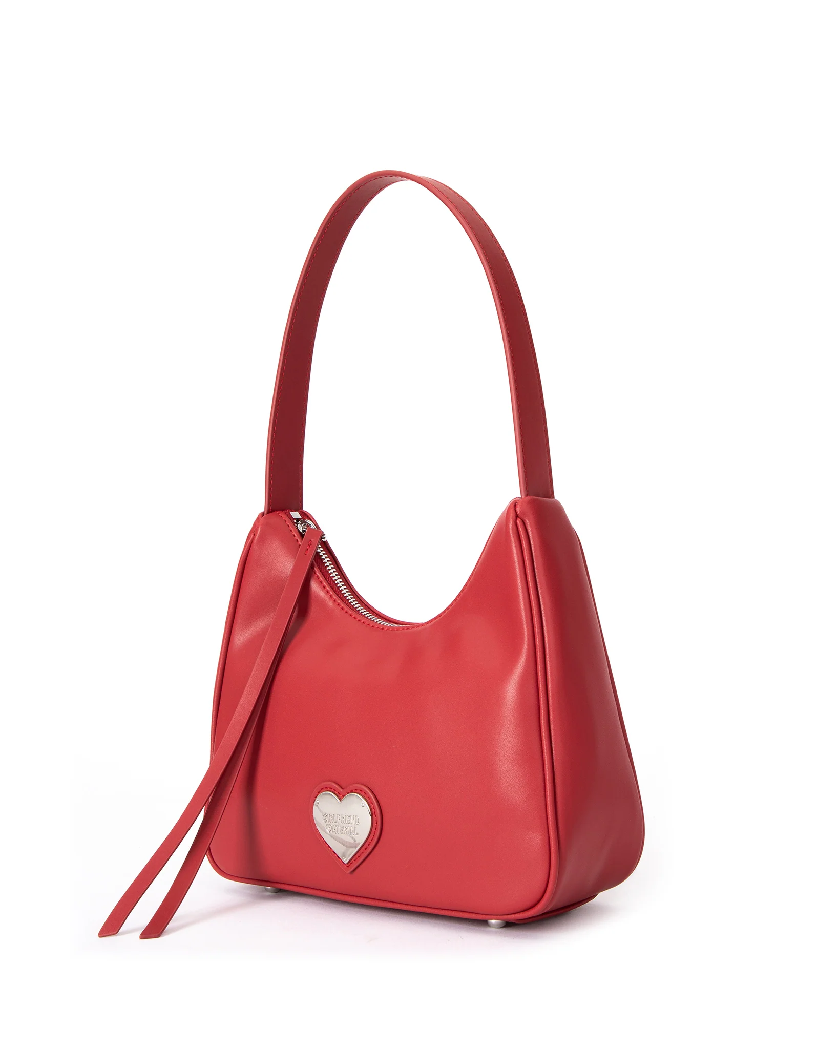 Girlfriend Hobo Bag (Smooth Cherry) - Image 10