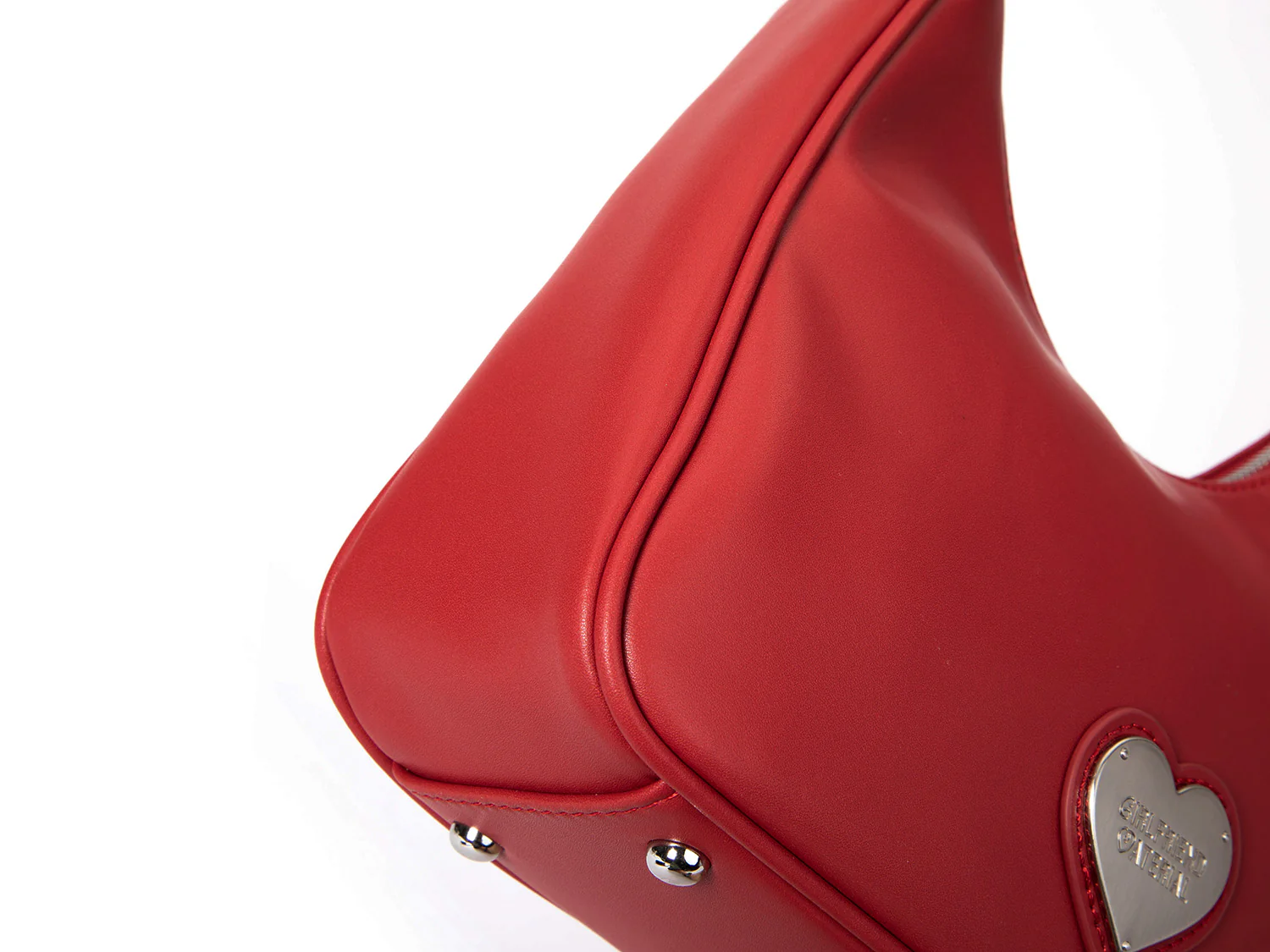 Girlfriend Hobo Bag (Smooth Cherry) - Image 13