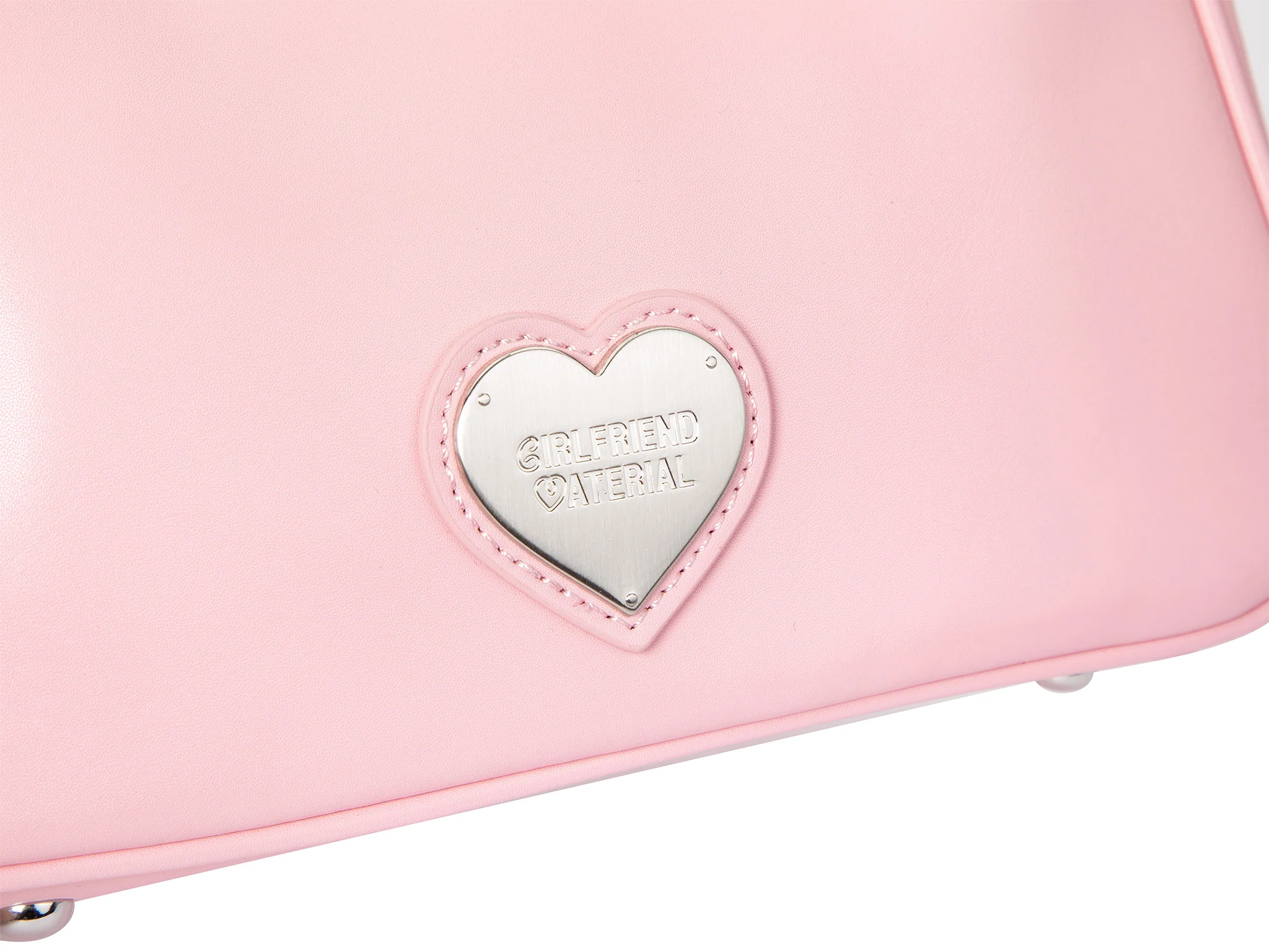Girlfriend Hobo Bag (Smooth Pink) - Image 8