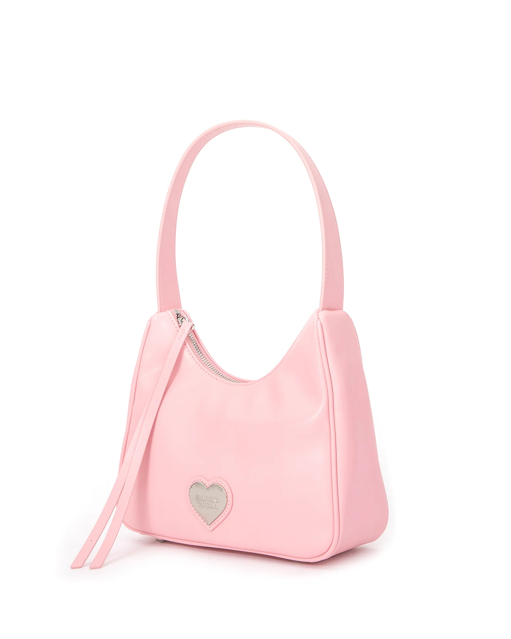 Girlfriend Hobo Bag (Smooth Pink) - Image 9