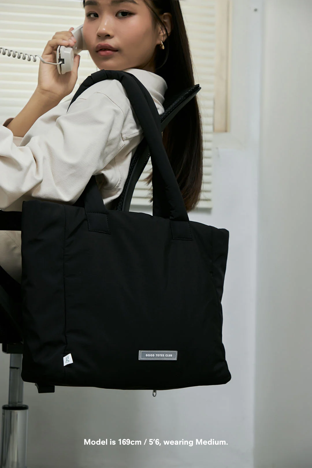 Go-Getter Laptop Tote (Nylon Black) - Image 3
