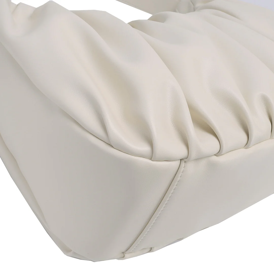 Leather Croissant Sling (Cream) - Image 12