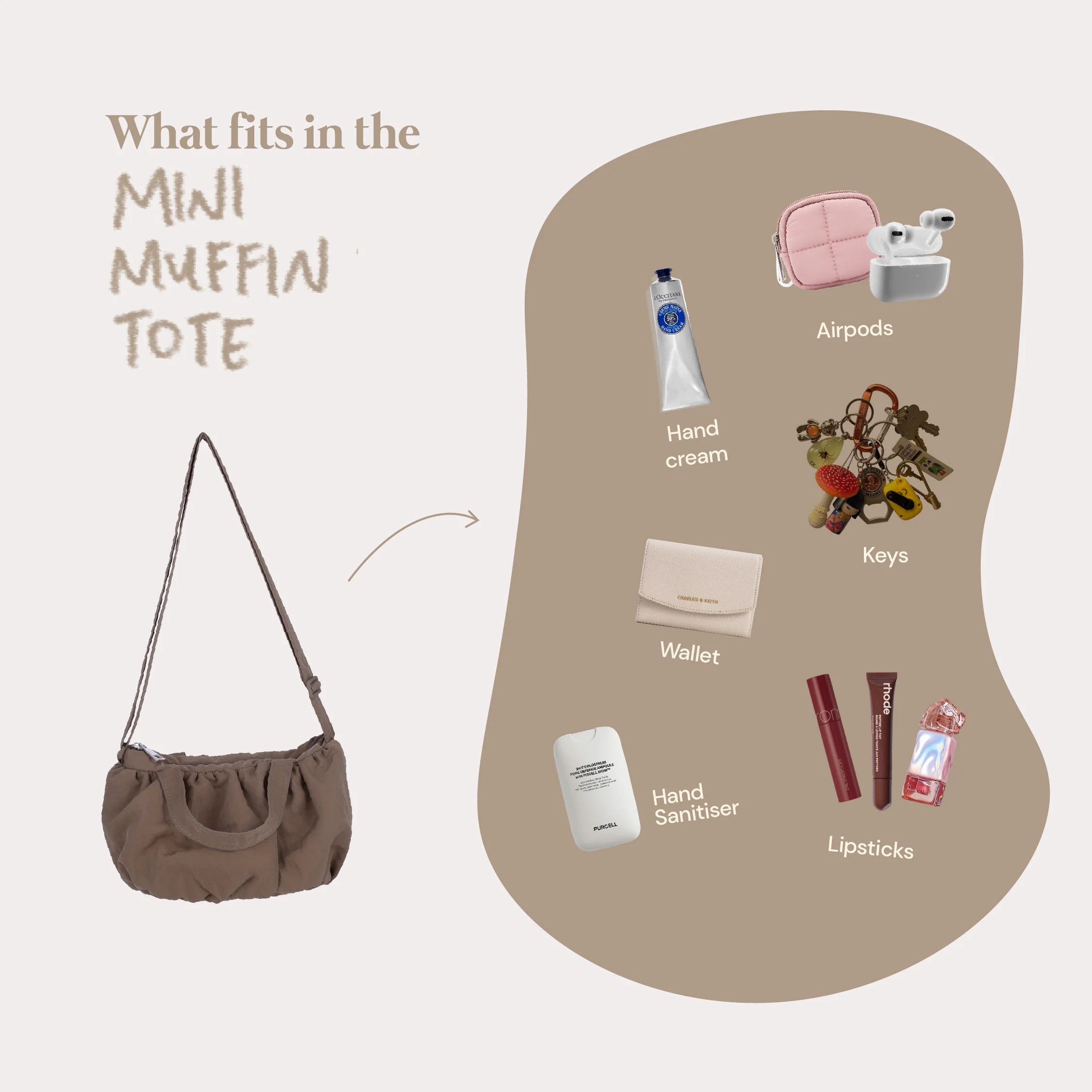 Mini Muffin Tote (Glazed Cherry) - Image 5