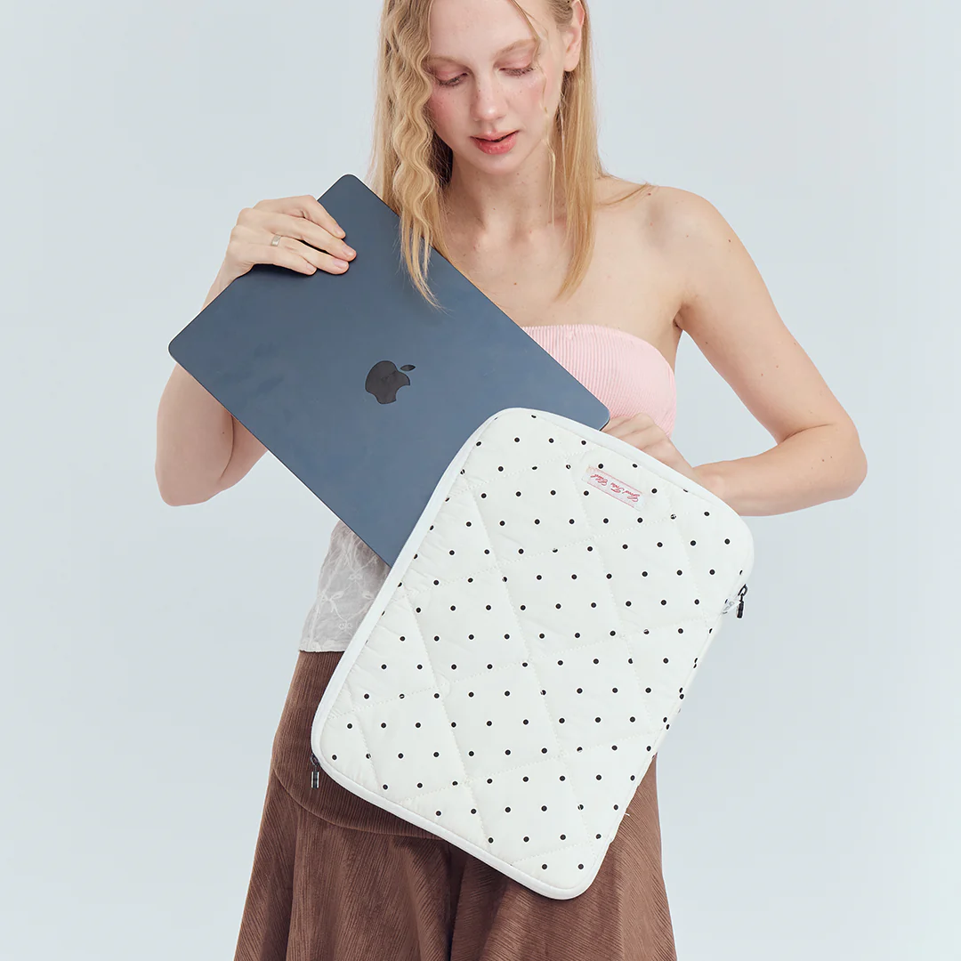 Pillow Laptop Sleeve (Polka Dot) - Image 5